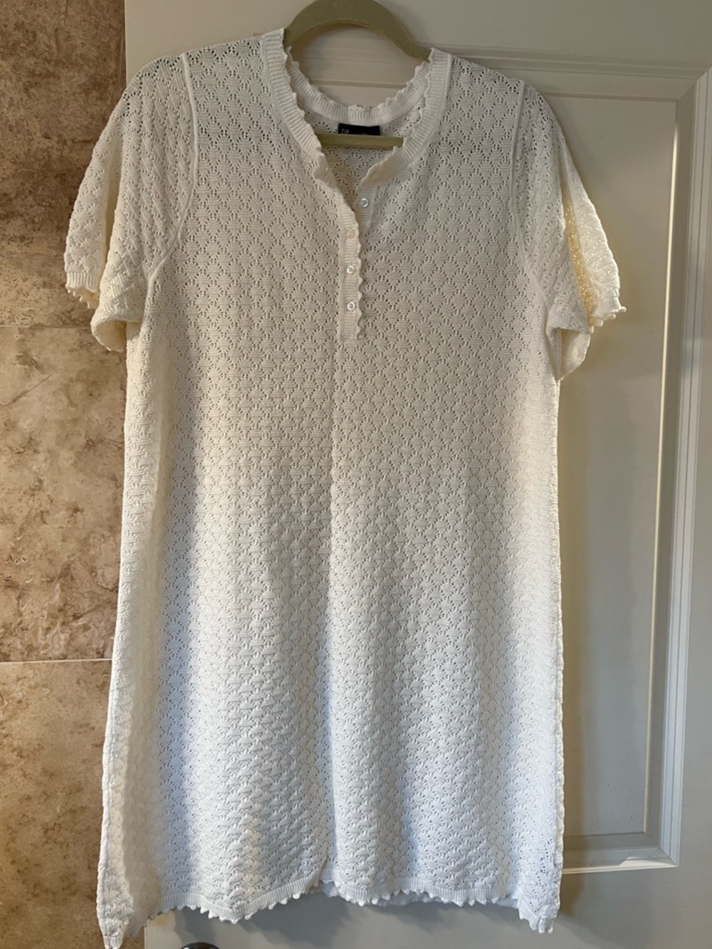 White Knit Dress from GAP